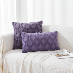 2 Piece Throw Pillow Set Square Rectangle Covers with Inserts