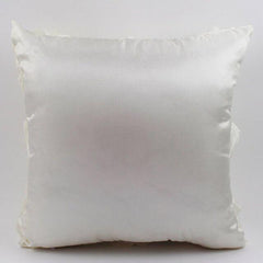 3D Roses Style Embroidered Polyester Cushion Cover Pillowcase Wedding Home Decorative Roses Floral Print Cushion Covers Throw Pillow Covers For Decorating Sofa Car Bedroom 42x42cm