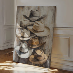 Rustic Cowboy Hats – Western Farmhouse Wall Art