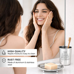 Collection Modern Bathroom Décor Accessories Set of Five