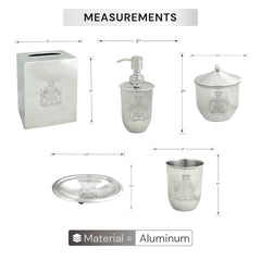 Collection Modern Bathroom Décor Accessories Set of Five