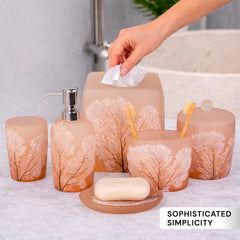 Collection Modern Bathroom Décor Accessories Set of Six