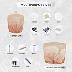 Collection Modern Bathroom Décor Accessories Set of Six