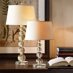 DecorBites™ Crystal Ball Table Lamp: Modern LED Art Deco for Bedroom, Living Room & Home