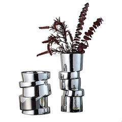 DecorBites™ Glass Vase Hydroponics Twist Shape Terrarium Decoration Accessories