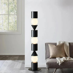 DecorBites™ Black LED Floor Lamp for Home Decorative Lighting