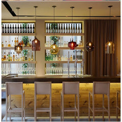 Pendant Lights Multicolored Glass
