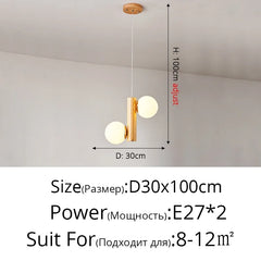 DecorBites™ E27 Pendant Lamp: Retro Style for Bedroom, Study, Living Room, Dining Table & Home Décor