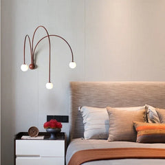 DecorBites™ Iron Glass LED Wall Light for Living Room Bedside Table Restaurant Home Decorations