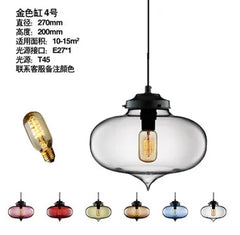 Pendant Lights Multicolored Glass