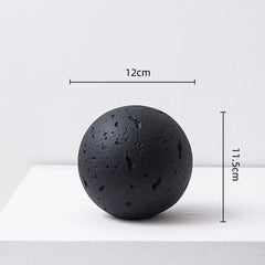DecorBites™ Geometric Spherical Ceramic Ornaments Moon Home Decoration Accessory