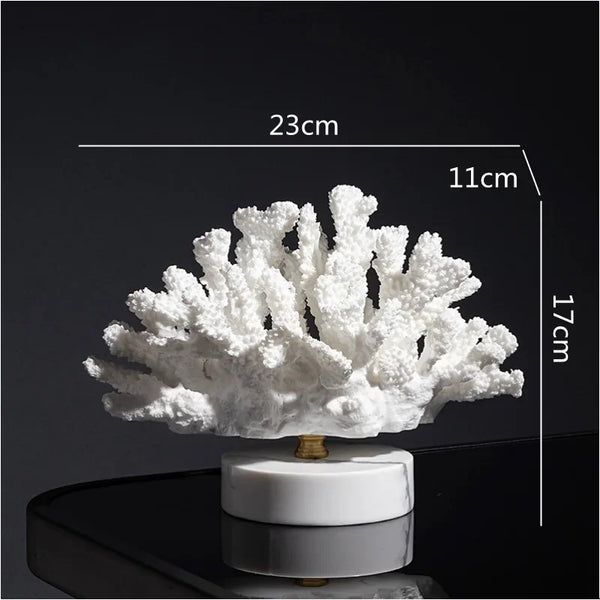 DecorBites™ Coral Resin Ornaments: Artificial Coral Decor for Home Decor Accessories
