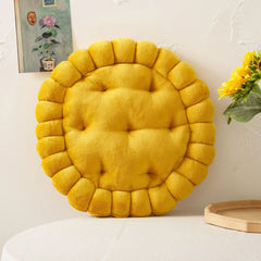 DecorBites™ Cookie Biscuit Cushion Soft Throw Pillow for Living Room Chair