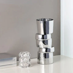 DecorBites™ Glass Vase Hydroponics Twist Shape Terrarium Decoration Accessories