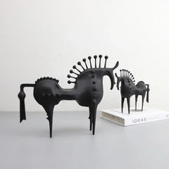 DecorBites™ Abstract Horse Metal Sculpture Decorative Figurine - Home Decoration Accessory