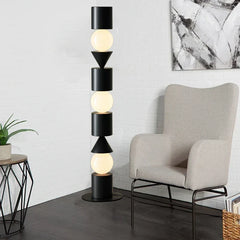 DecorBites™ Black LED Floor Lamp for Home Decorative Lighting