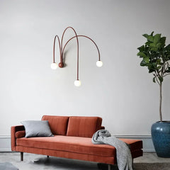 DecorBites™ Iron Glass LED Wall Light for Living Room Bedside Table Restaurant Home Decorations