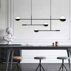 DecorBites™ Geometric Iron Pendant Lamp for Home Decor and Lighting