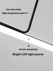 Led Chandelier Dimmable Long Tube