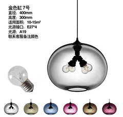 Pendant Lights Multicolored Glass