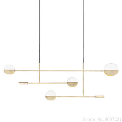 DecorBites™ Geometric Iron Pendant Lamp for Home Decor and Lighting
