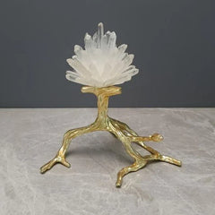DecorBites™ Golden Bird Metal Branch Sculpture - Room Decoration Accessories