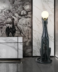 Sitting Dog Rylight Novelty Floor Lamp