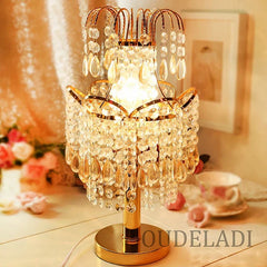 Luxury Crystal Table Lamps - Elegant Home Decor and Wedding Lighting