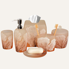 Collection Modern Bathroom Décor Accessories Set of Six