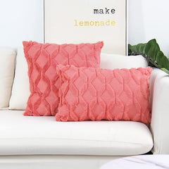 2 Piece Throw Pillow Set Square Rectangle Covers with Inserts
