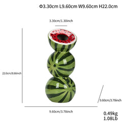 DecorBites™ Ceramic Fruit Vase for Home and Office