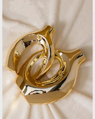Golden Flower Vase - Home Decor Accessory