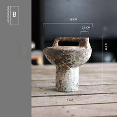 Handmade Ceramic Vase for Dried Flowers