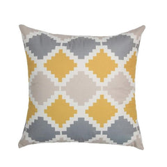 Modern Geometric Decorative Geometric Pillow Cushion Cases Outdoor Square Yellow Decorative Pillow Covers For Couch Bedroom Pillow Cases Cushion Covers