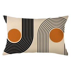 Rectangle Cushion Cover Cotton Fine Linen Pillowcase Brilliant Decorative Lined Linen Comfortable Cushion Covers Throw Pillow Cases For Sofa Pillows Baby Family Home Accessories