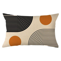 Rectangle Cushion Cover Cotton Fine Linen Pillowcase Brilliant Decorative Lined Linen Comfortable Cushion Covers Throw Pillow Cases For Sofa Pillows Baby Family Home Accessories