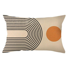 Rectangle Cushion Cover Cotton Fine Linen Pillowcase Brilliant Decorative Lined Linen Comfortable Cushion Covers Throw Pillow Cases For Sofa Pillows Baby Family Home Accessories