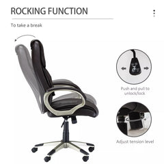 Bruce Leather Home Office Desk Chair