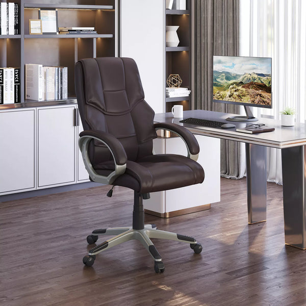 Bruce Leather Home Office Desk Chair