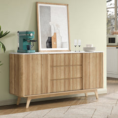 62" Buffet Cabinet Fluted - Vektaya