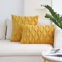 2 Piece Throw Pillow Set Square Rectangle Covers with Inserts